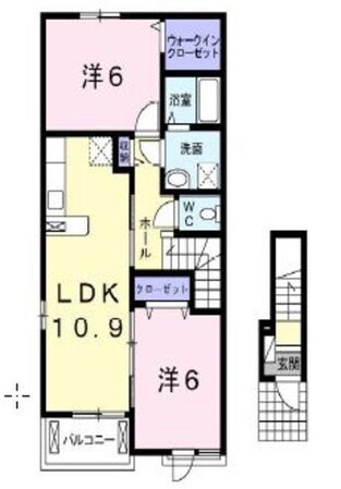 シェノンの物件間取画像